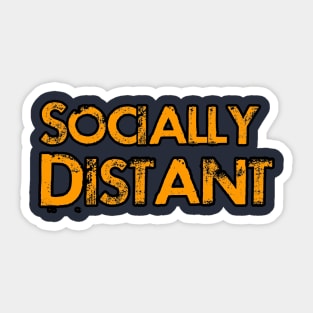 Socially Distant Sticker